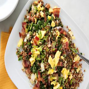 Quinoa Fried Rice With Bacon and Bok Choy_image