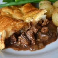 Beef, Guinness and Stilton Pie image