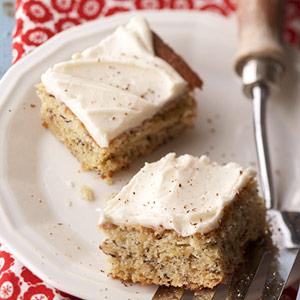 Banana Bars with Butter-Rum Frosting Recipe - (4.5/5) image