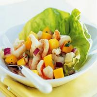 Shrimp, Mango, and Jícama Salad with Pineapple Vinaigrette_image