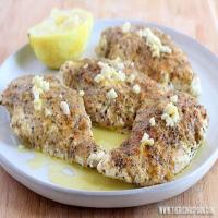 Parmesan Crusted Chicken with Lemon Garlic Butter Sauce_image