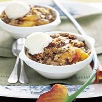 Individual Toffee, Pecan, and Peach Crisps image