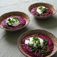 Chilled Beet & Celery Soup image
