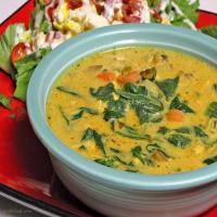 Quick and Easy Curried Turkey Soup_image