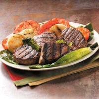 Beef Filets with Grilled Vegetables image