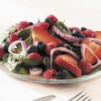 Triple-Berry Spinach Salad image