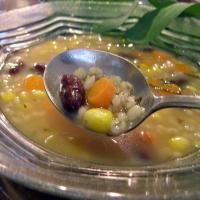 Barley Soup With Red Beans Corn and Sage_image