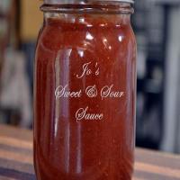 Jo's Strawberry Sweet & Sour Sauce_image