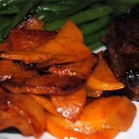 Grilled Sweet Potatoes with Apples image