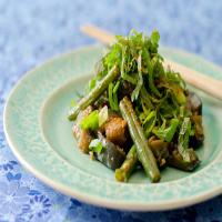 Spicy Eggplant and Green Bean Stir Fry_image