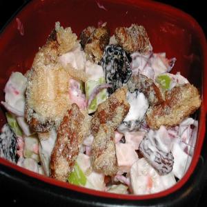 Kicked up and Lightened Waldorf Salad for Two! image