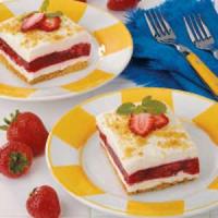 Strawberry Graham Dessert image