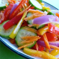 Fresh and Crisp Cucumber Salad image