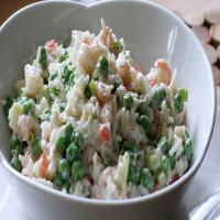 Shrimp and Rice Salad With Peas and Celery Recipe_image