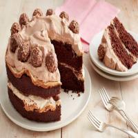 Chocolate-Hazelnut Meringue Layer Cake_image