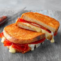Grilled Cheese and Pepperoni Sandwich image