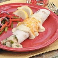 Turkey Enchiladas with Creamy Sauce image