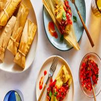 Corn, Green Chile, and Cheese Tamales_image