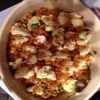 Cauliflower with brown butter and crispy crumbs Recipe image