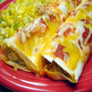 Cheesy Sausage and Egg Enchiladas image