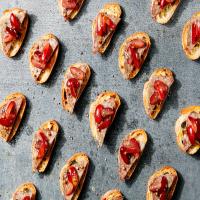 Country Pâté Toasts With Pickled Grapes image