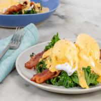 Lower Carb Kale Eggs Benedict image
