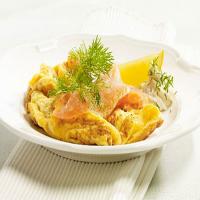 Scrambled Eggs with Smoked Salmon image