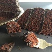 Southern Dark Chocolate Mayonnaise Cake image