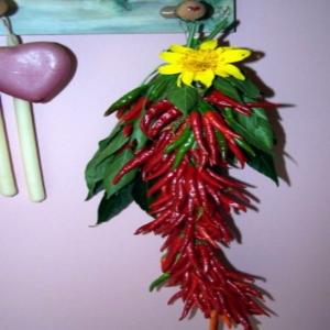 Red Hot Edible Pepper Wreath_image