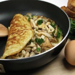 Grilled Mushroom Omelette_image