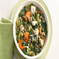 Smoked Turkey and Lentil Vegetable Soup image