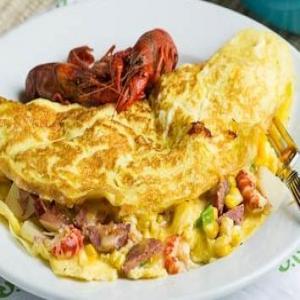 Louisiana Crawfish Omelette_image