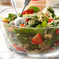 Strawberry-Quinoa Spinach Salad image