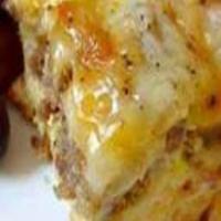 Sausage, egg and biscuits casserole_image