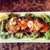 Fried Green Tomatoes With Crawfish or Shrimp Remoulade_image