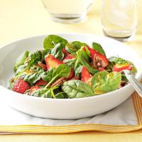 Strawberry Spinach Salad with Poppy Seed Dressing image