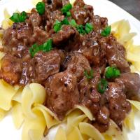 Low Sodium Beef Tips and Gravy_image