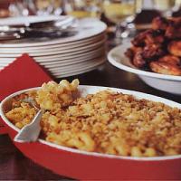 Macaroni and Cheese with Garlic Bread Crumbs, Plain and Chipotle_image