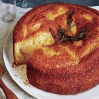 Pear Cornmeal Cake w/Rosemary Syrup_image