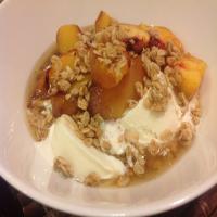 Bobby Flay's Grilled Peach Cobbler a La Mode image
