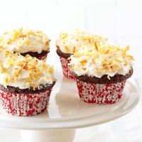Chocolate Angel Cupcakes with Coconut Cream Frosting image