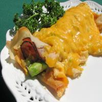 Ham and Asparagus Crepes_image
