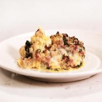 The Ultimate Breakfast for Dinner: Sausage and Spinach Egg Strata image