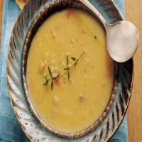 Slow-Cooker Golden Pea and Ham Soup image