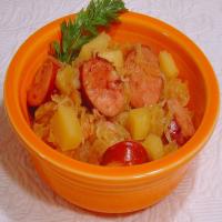Jolean's Crock Pot Old World Sauerkraut Supper image