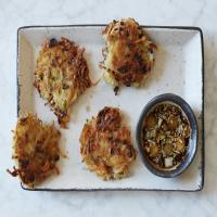 Chinese Latkes with Tangy Dipping Sauce image