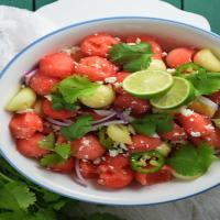 Refreshing Cucumber-Watermelon Salad Recipe - (4.5/5)_image