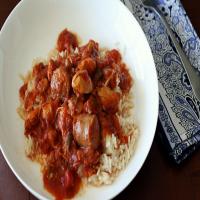 Slow Cooker Creole Chicken With Sausage_image