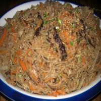 Chapchae (Noodles With Beef and Mixed Vegetables) image
