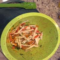 Jicama and Red Pepper Salad image